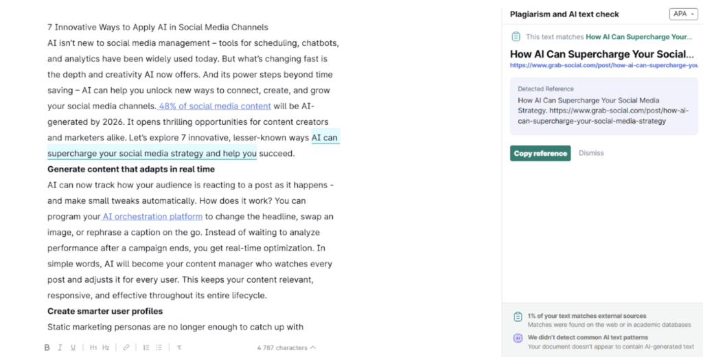 Apply AI in Social Media Channels