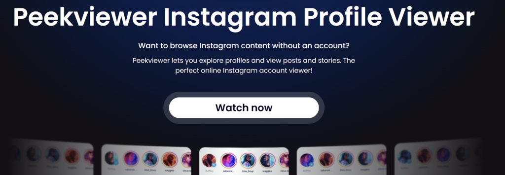 Image displaying Peekviewer Instagram Profile Viewer brand